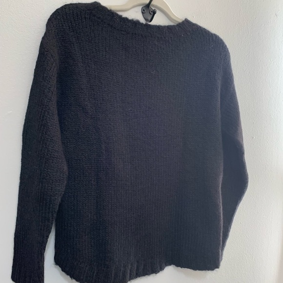 Peruvian connection alpaca and wool black sweater size XS - Picture 6 of 7